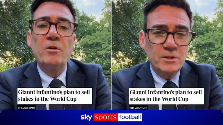 世界杯:国际足联主席贾尼·因凡蒂诺提供3000万英镑激励,促成员支持有争议的私人投资计划